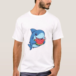 Camiseta Tubarão Feliz Lanche