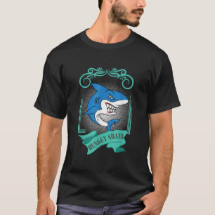 Camiseta Tubarão Fome De Design Trendy Shark