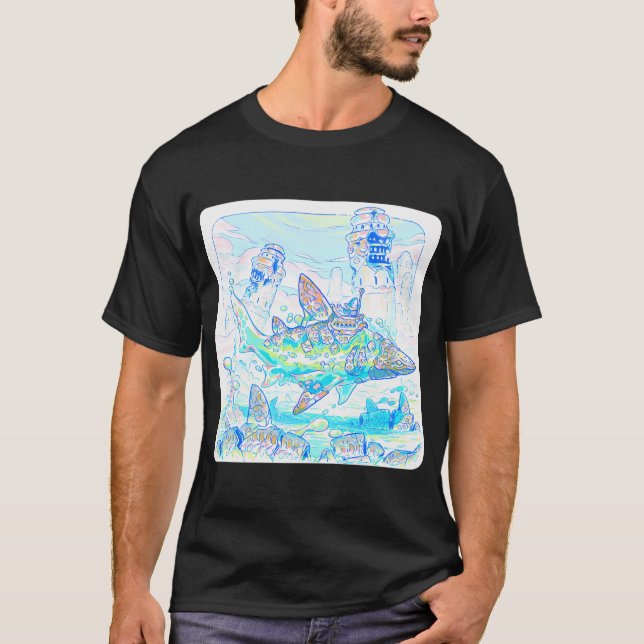 Camiseta Tubarão Golem (Frente)