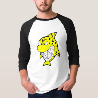 CAMISETA TUBARÃO INTERNO DO LEOPARDO DO MONSTRO