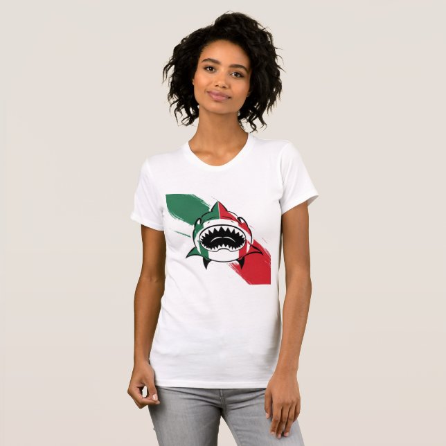 Camiseta Tubarão Italiano (Frente Completa)