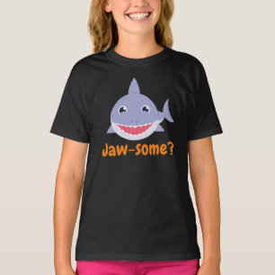 Camiseta Tubarão "Jaw-some", Amantes De Tubarão Presente Pa