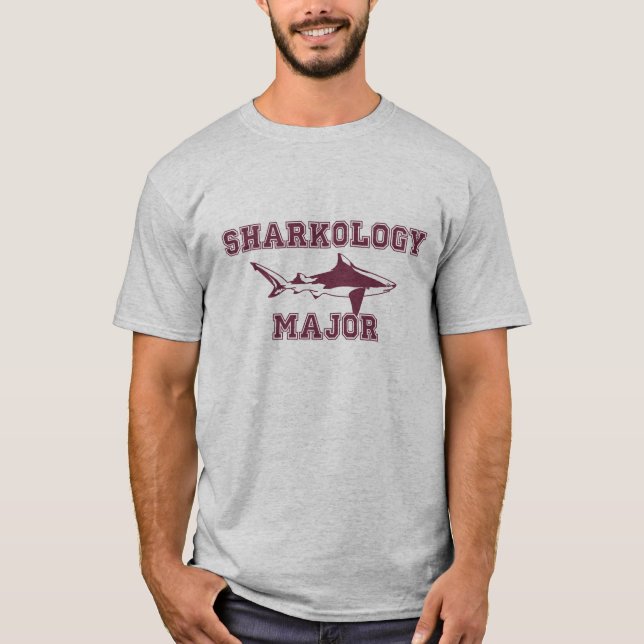 Camiseta Tubarão: Major de Sharkology (Frente)