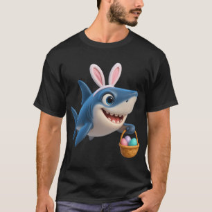 Camiseta Tubarão-mako de barbatanas curtas da Páscoa