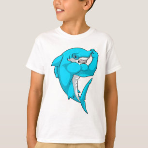 Camiseta Tubarão-martelo como crepúsculo-rabisco em Bodyb