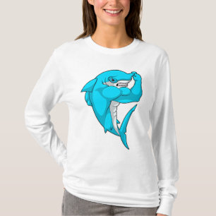Camiseta Tubarão-martelo como crepúsculo-rabisco em Bodyb