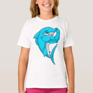 Camiseta Tubarão-martelo como crepúsculo-rabisco em Bodybui