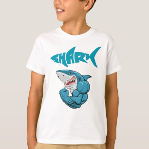 Camiseta tubarão-músculo