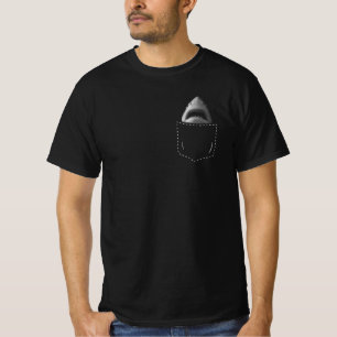 Camiseta Tubarão no bolso