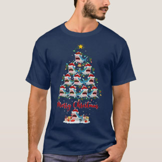 Camiseta Tubarão-Papai noel-Natal Igual ao Xmas
