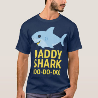 Camiseta Tubarão Papai Tubarão Pai Fofo Design Pai Engraçad