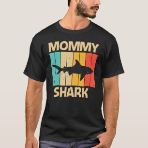 Camiseta Tubarão Para Mulheres Mãe Cabeça-de-martelo Tubarõ