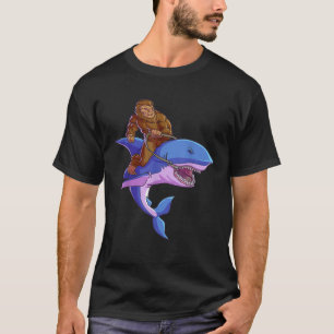 Camiseta Tubarão-Pé-Grande Engraçado Sasquatch Jawsome Kids