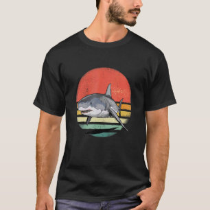 Camiseta Tubarão Peixe Animal Marinho Vida Marinha Retro Vi