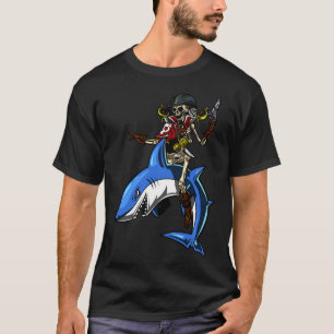 Camiseta Tubarão-perfurado de Skeleton