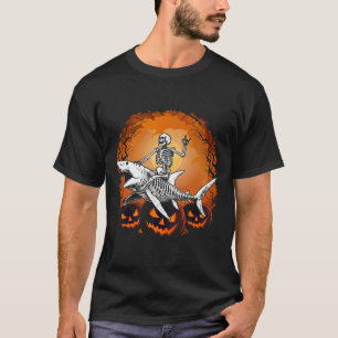 Camiseta Tubarão Preguiçoso Costume De Halloween Funny Anim