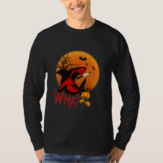 Camiseta Tubarão Que Fantasmagórico Festa de Halloween de T