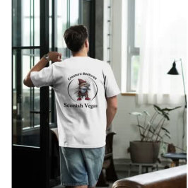 Camiseta tubarão-quirk no coelho do Tartan | Engraçado Sarc