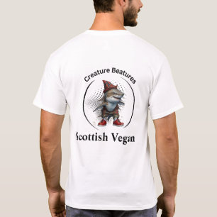 Camiseta tubarão-quirk no coelho do Tartan Engraçado Sarc