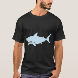 Camiseta Tubarão Raivoso Kawaii