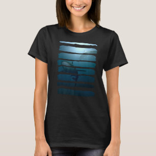 Camiseta Tubarão Submarino Oceano Natural Lazer F