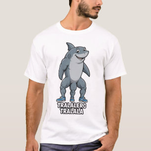 Camiseta Tubarão Tralalero Meme