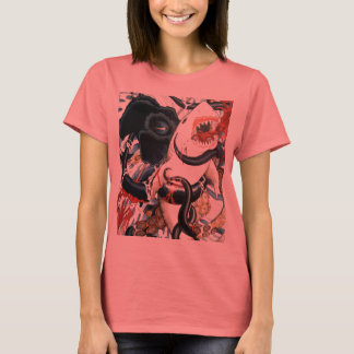 Camiseta tubarão vs polvo