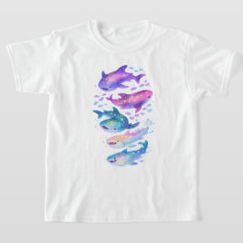 Camiseta Tubarões da Galáxia Cósmica