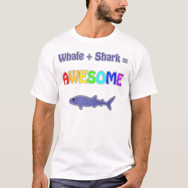 Camiseta Tubarões de baleia são incríveis (Frente)