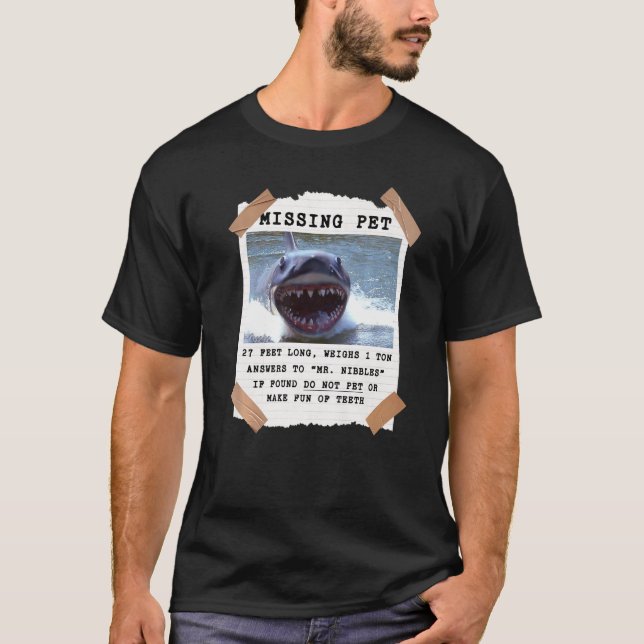 Camiseta Tubarões-de-Piada-tubarão-tubarão-marisco (Frente)