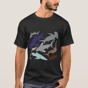 Camiseta Tubarões-martelo