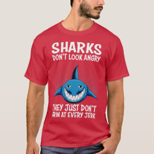 Camiseta Tubarões simplesmente não sorvem em cada mergulhad