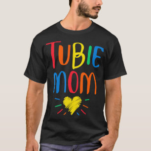 Camiseta Tubie Engraçado Mãe Alimentando a Consciência do T