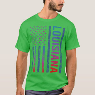 Camiseta Tubo azul Red Flag Louisiana