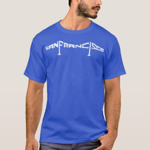 Camiseta Tubo Branco da Ponte de São Francisco