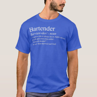 Camiseta Tubo Clássico de Definição do Barman