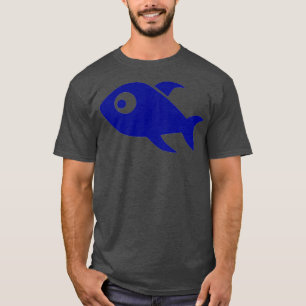 Camiseta Tubo Clássico de Peixe Azul