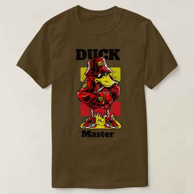 Camiseta Tubo Clássico do DUCK MASTER (Frente do Design)