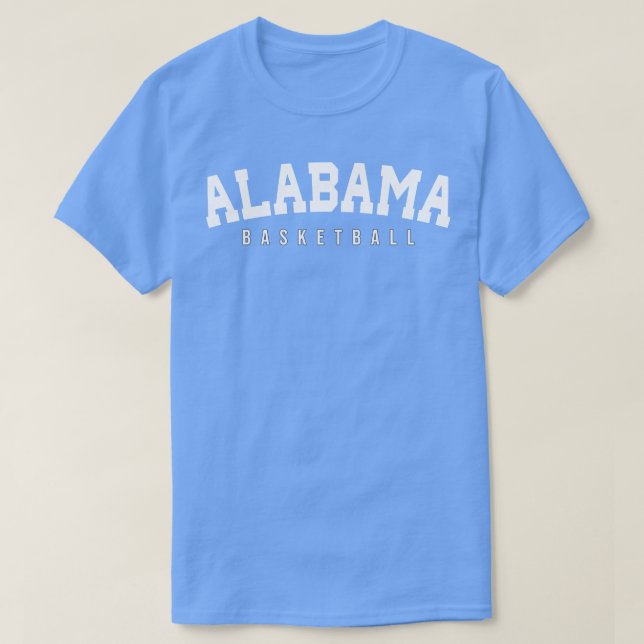 Camiseta Tubo de basquete do Alabama (Frente do Design)