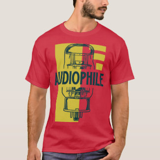 Camiseta Tubo de vácuo audiofílico