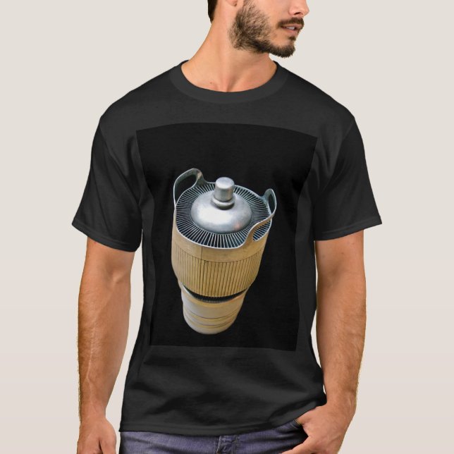 Camiseta Tubo de vácuo de alta potência - T-shirt preto (Frente)