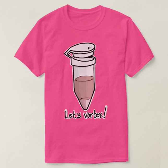 Camiseta Tubo Eppendorf Deixa o vórtice TShirt (Frente do Design)