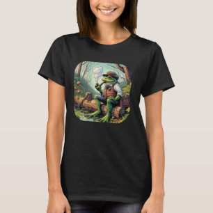 Camiseta Tubo Fumante de Sapo do País no Log Cottagecore Ae