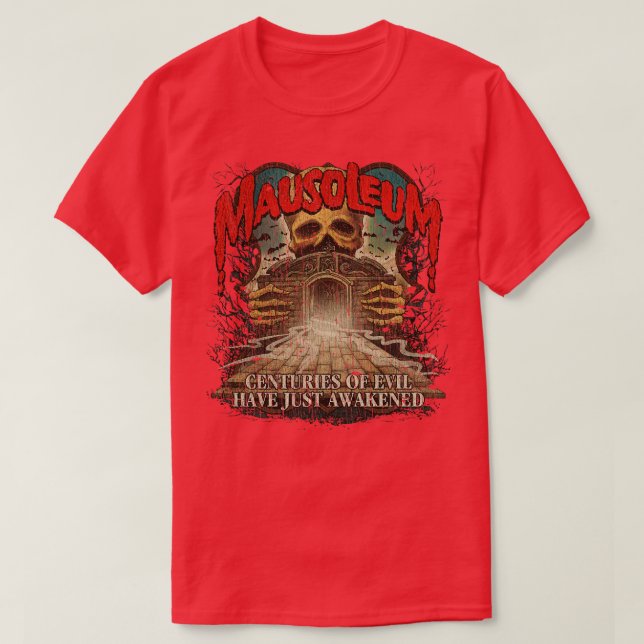Camiseta Tubo Mausoléu do Ventilador do Horror 98 TS (Frente do Design)