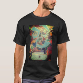 Camiseta Tubo T-Camisa De Banho De Vidro Estreitado