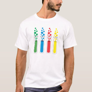 Camiseta Tubos de ensaio