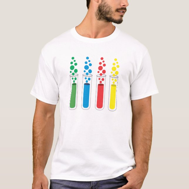 Camiseta Tubos de ensaio (Frente)