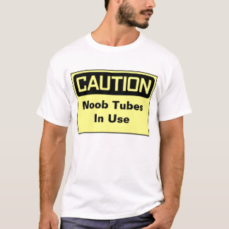 Camiseta Tubos de Noob do cuidado