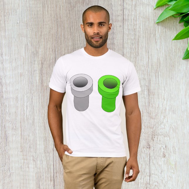 Camiseta Tubos Isométricos Mens T-Shirt (Criador carregado)