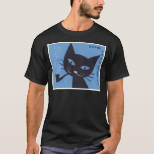 Camiseta Tubulação de fumo polonesa do gato da etiqueta d